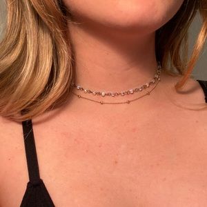 Opal Layered Choker Necklace